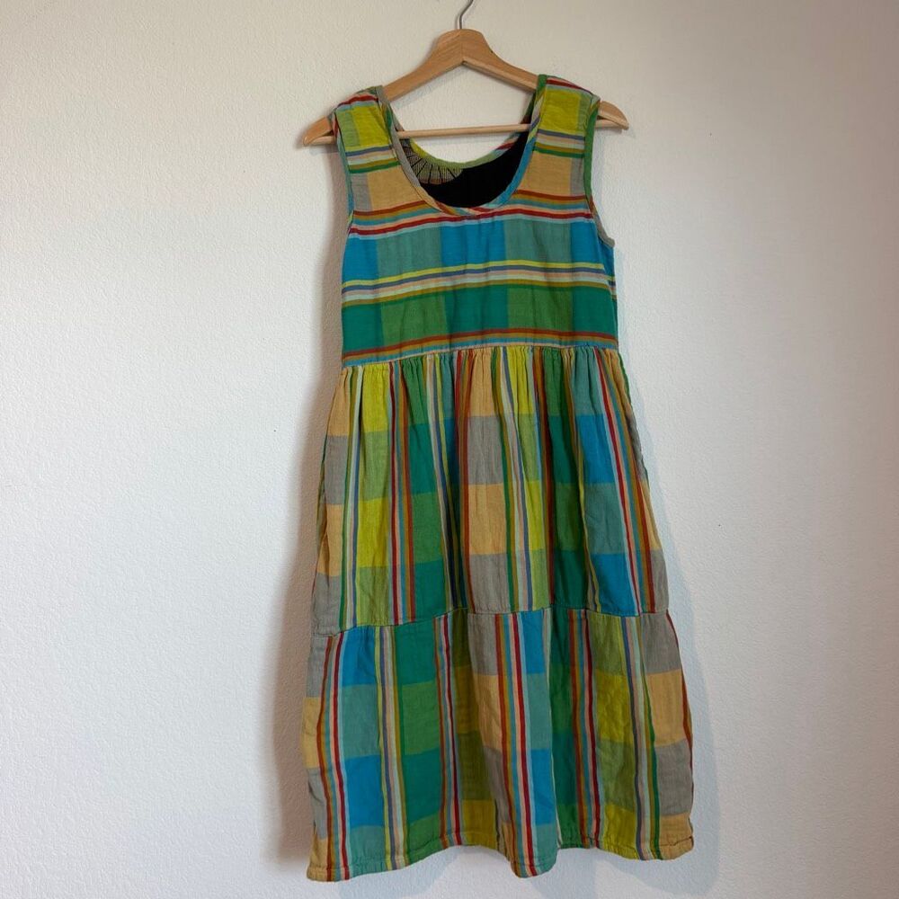 Ace & Jig Drama Multicolored Plaid Teasdale Sleeveless Mini Dress Women's